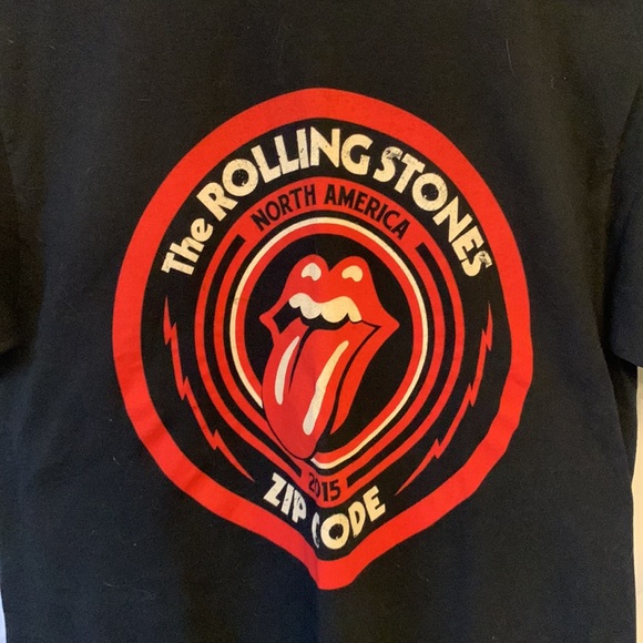 The Rolling Stones North America 2015 ZIP CODE tour medium tee shirt - Picture 2 of 8